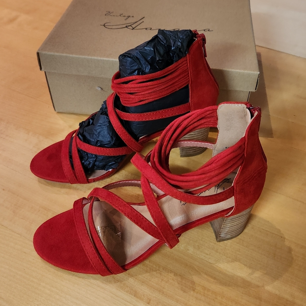 Vintage Havana Kim Block Heel Sandals